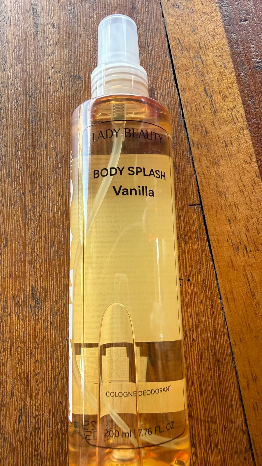 Body Splash Lady Beauty Vanilla 200ml
