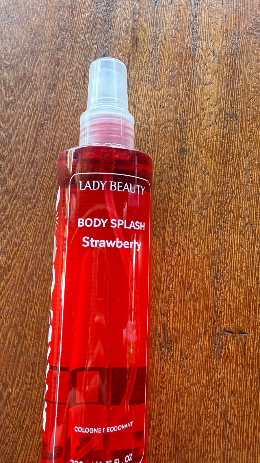 Body Splash Lady Beauty Strawberry 200ml