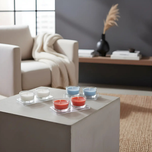 VELAS AROMATICAS 2 PECAS CERA, PARAFINA, MICROCRIS