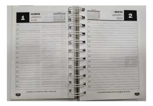 AGENDA / PLANNER 10X15 CM - 16 CAPAS - LYKE