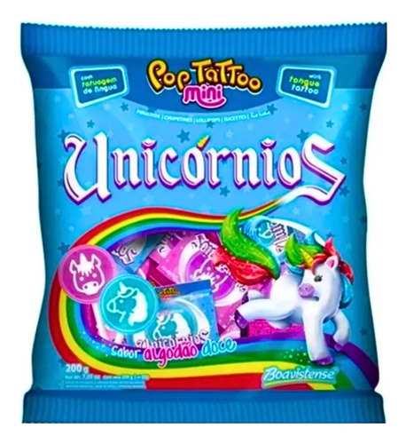 PIRULITO POP TATTOO UNIC 200GR -> UN