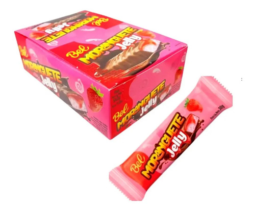 CX BOMBOM BEL 30G MORANGUETE JELLY -> 24UN
