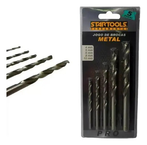 KIT BROCAS METAL 5PCS - STARTOOLS SR0124