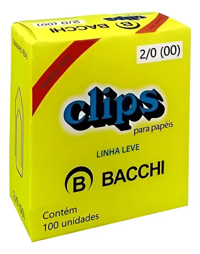 CLIPS METAL N°03 BACCHI C/50 -> UN