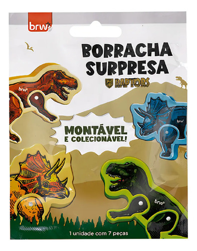 BORRACHA SACHE SURPRESA - RAPTORS - BRW BO0421