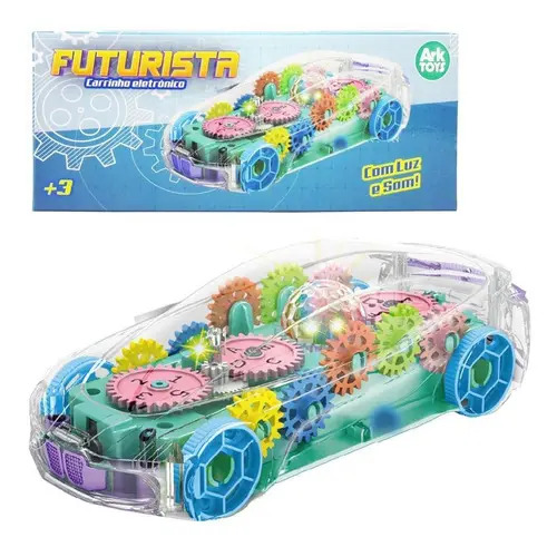 JJM1216- CARRO BATE VOLTA PILHA SPORT LUZ E SOM -