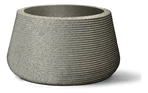 VASO RISCATTO REDONDO BAIXO 25 GRANITO