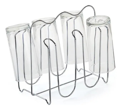 PORTA COPOS CROMADO NEW -> PC