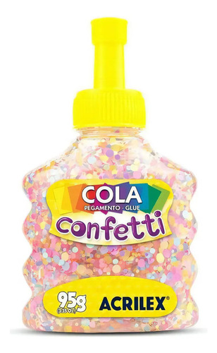 COLA CONFETTI 95G FANTASIA - ACRILEX